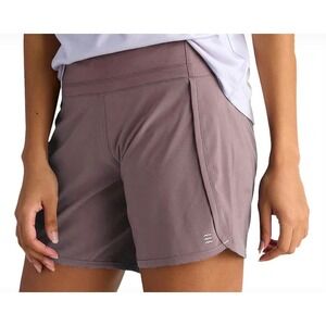 Free Fly Bamboo Lined Pull On Breeze Short Size Medium 10-12 Girl Dusty Purple